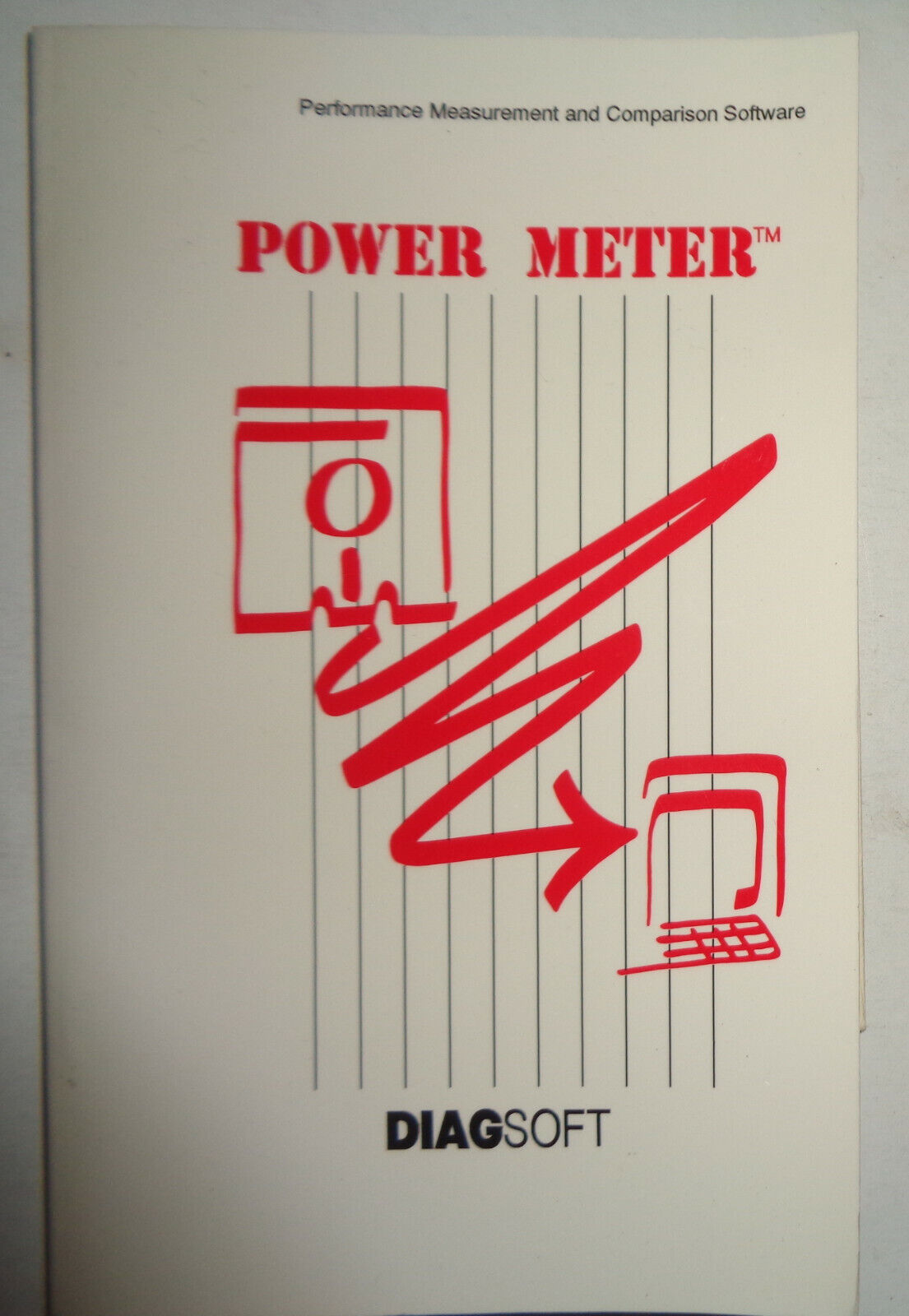 Power Meter, by DiagSoft, 1990. PC performance measurement tool for IBM 5 1/4 in