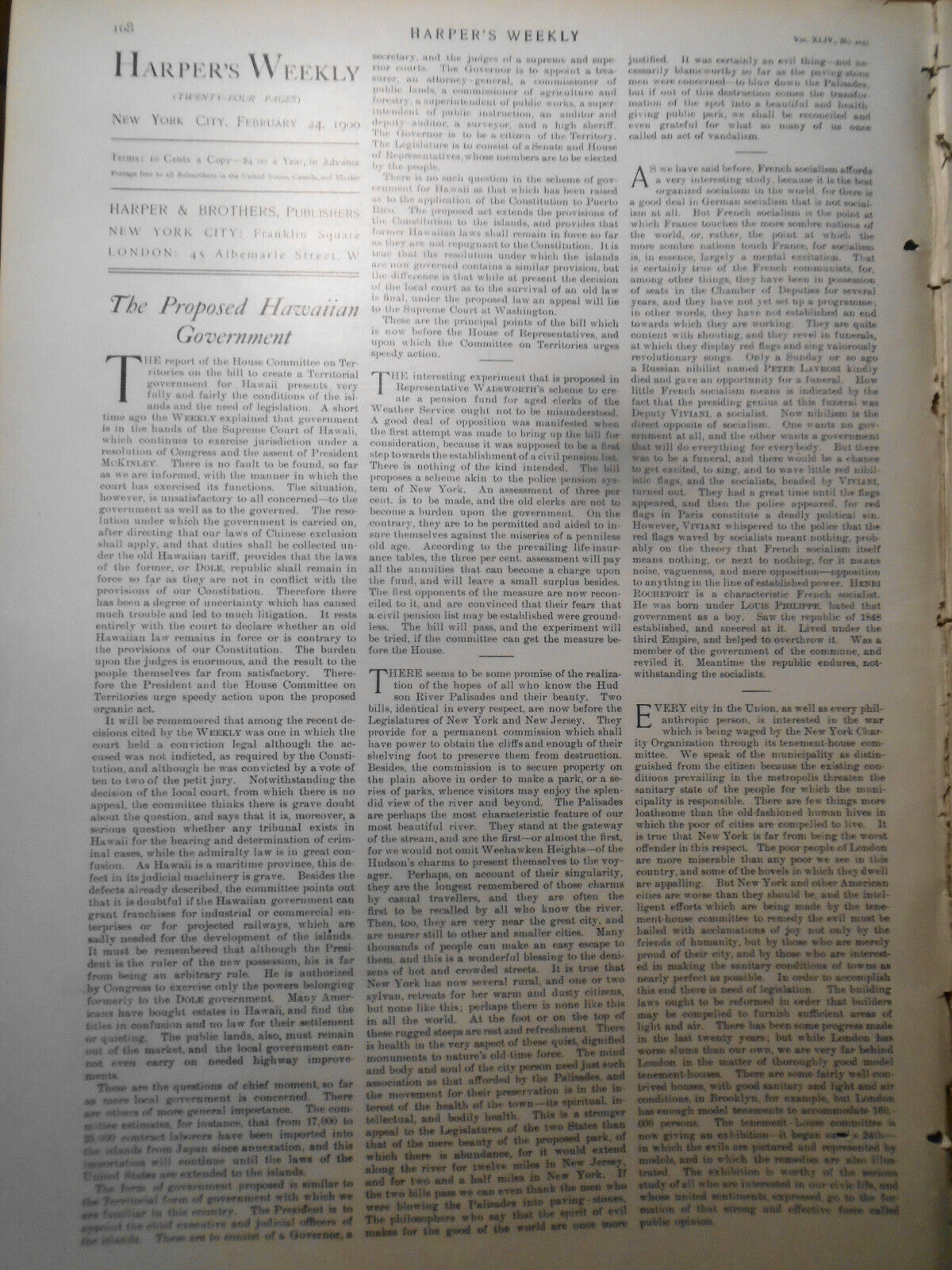 Harper's Weekly, February 24, 1900 - War in South Africa; General Lawton, etc