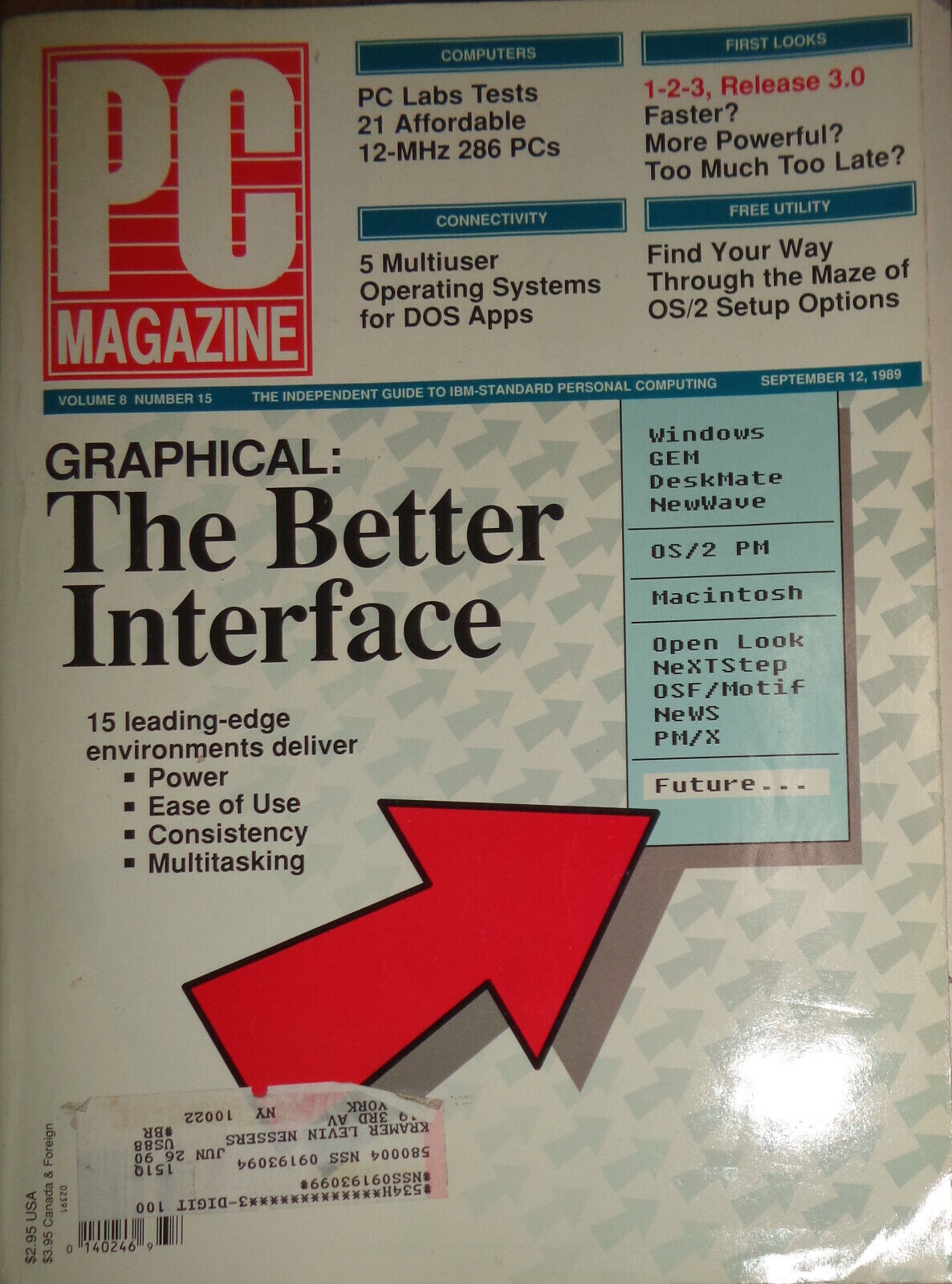 PC Magazine, Sept 12 & Oct 17, 1989 - Graphic interfaces & Presentation graphics