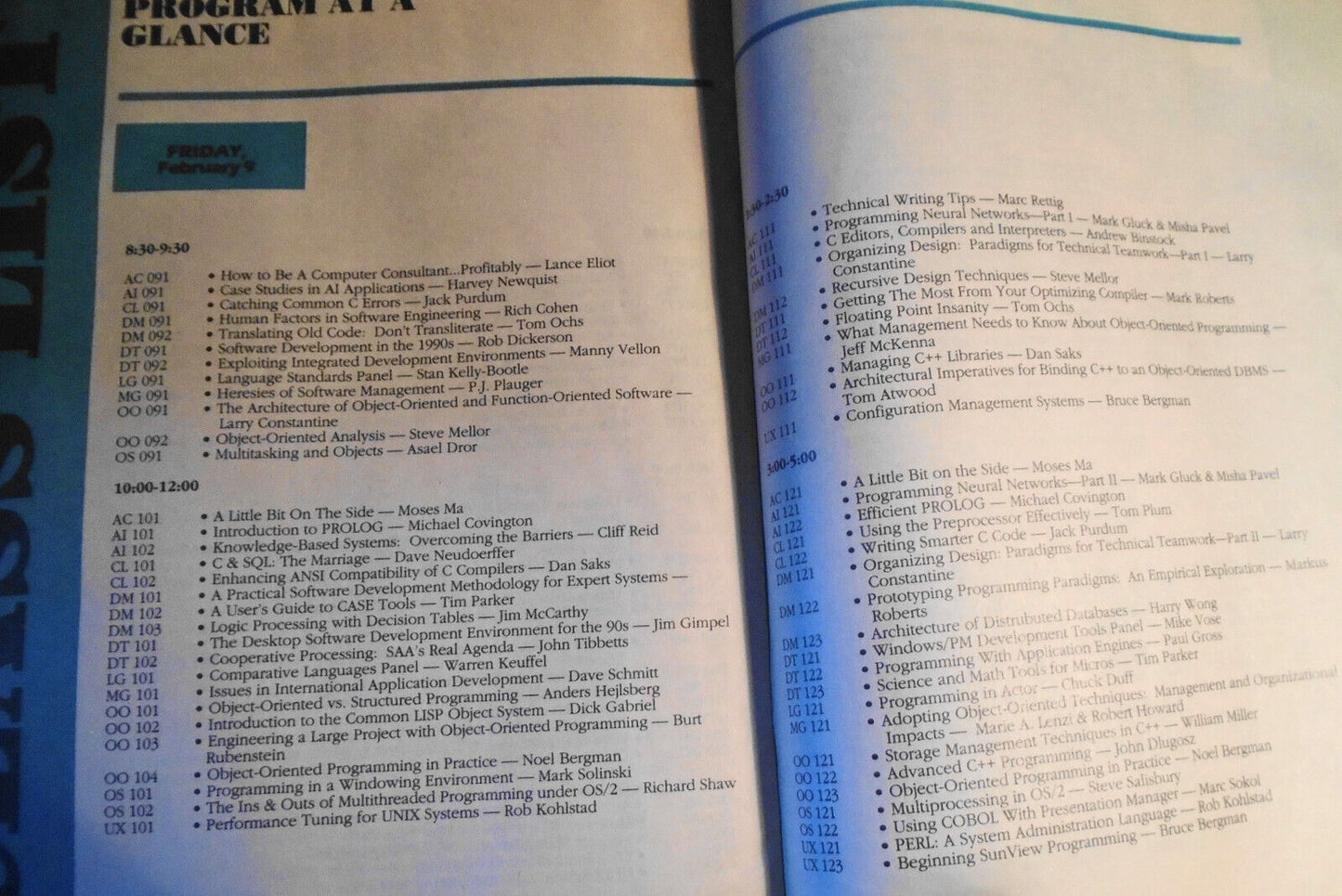 Software Development '90 Conference Program - Oakland, CA, February 6-9, 1990