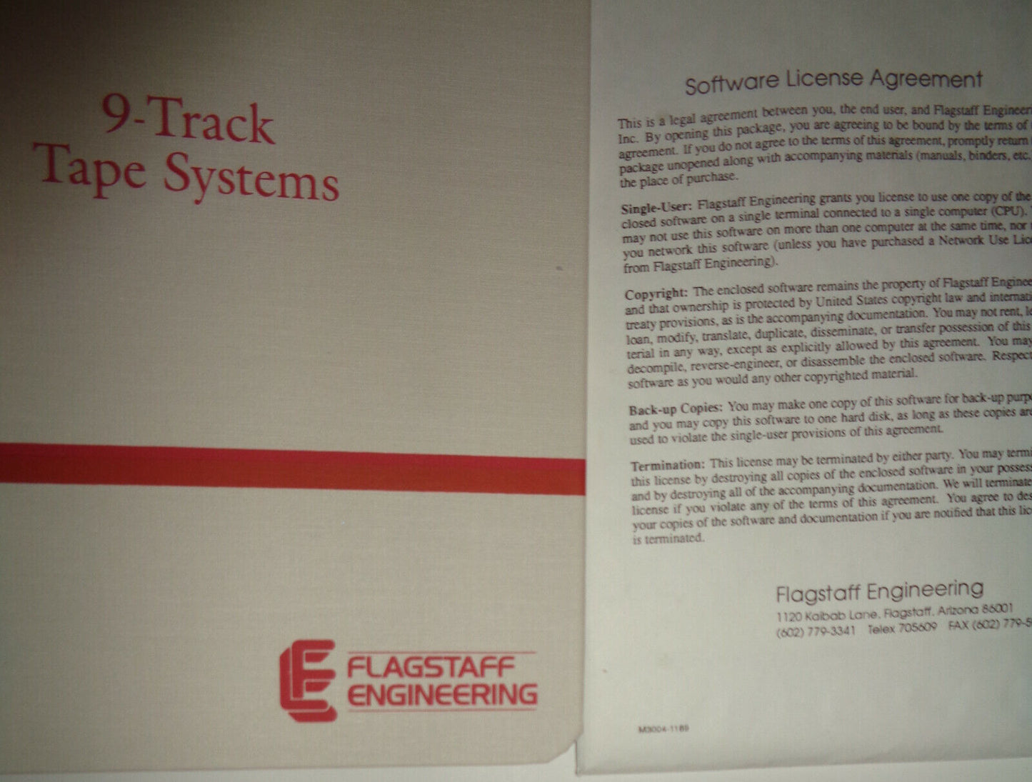PaperTamer by Flagstaff Engineering. 1990 Version 1.0. For IBM PCs