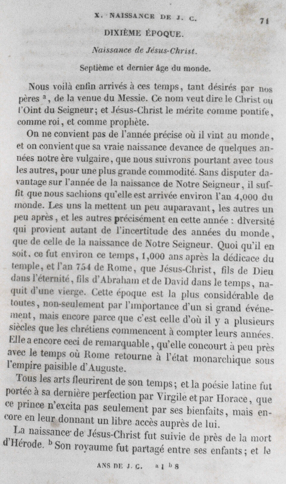 1860 Discours sur l'histoire universelle, par Jacques Bénigne Bossuet
