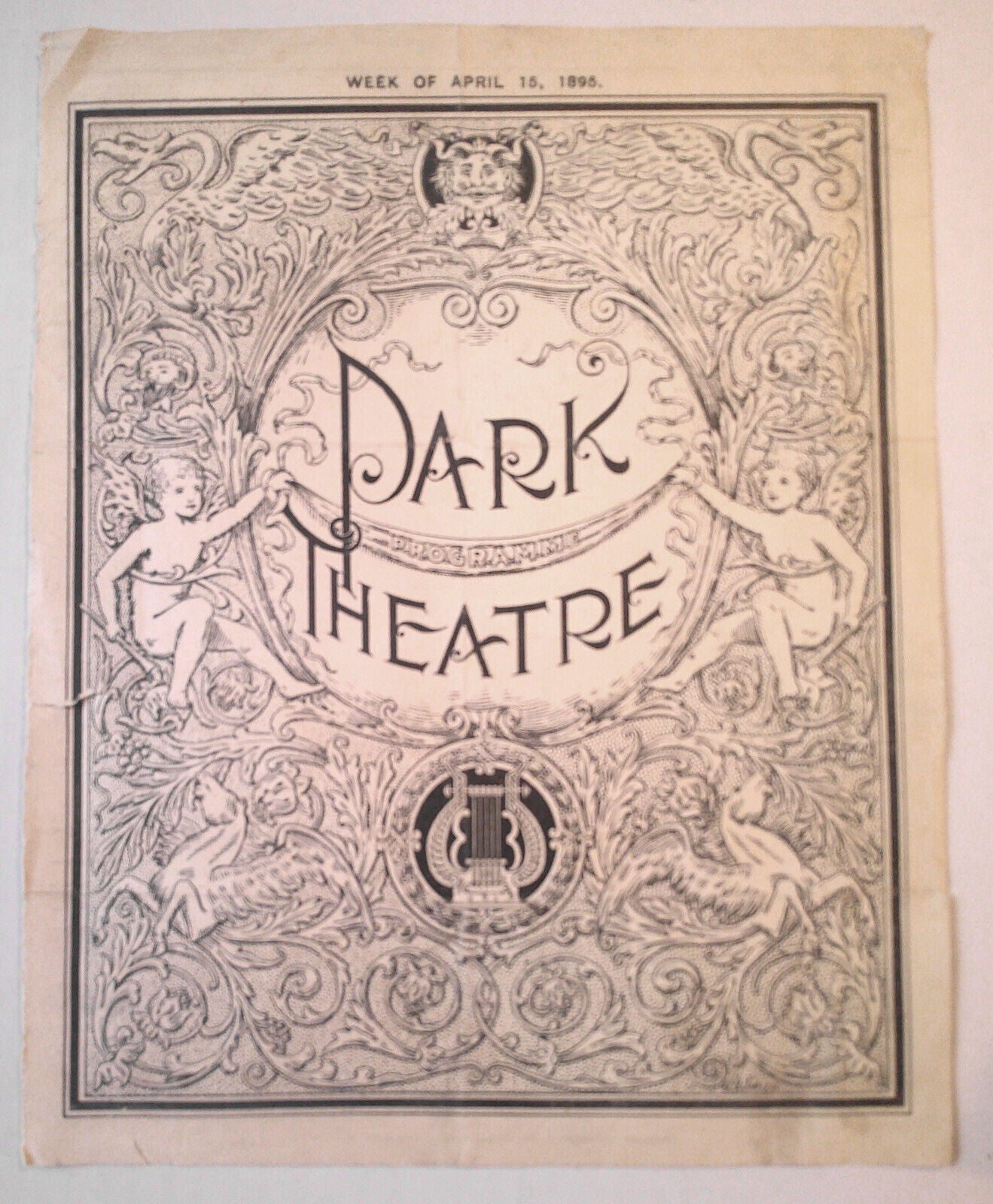 A Temperance Town : 6 Boston Theater program sections, 1892 - 1922