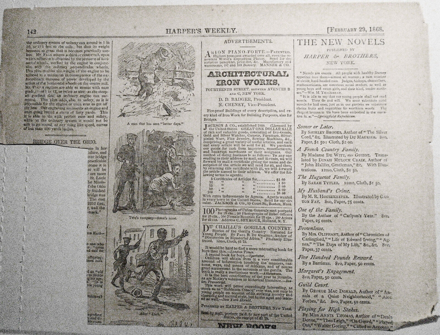 The Late Rear-admiral H. H. Bell, U.S.N. -- Harper's Weekly, February 29, 1868