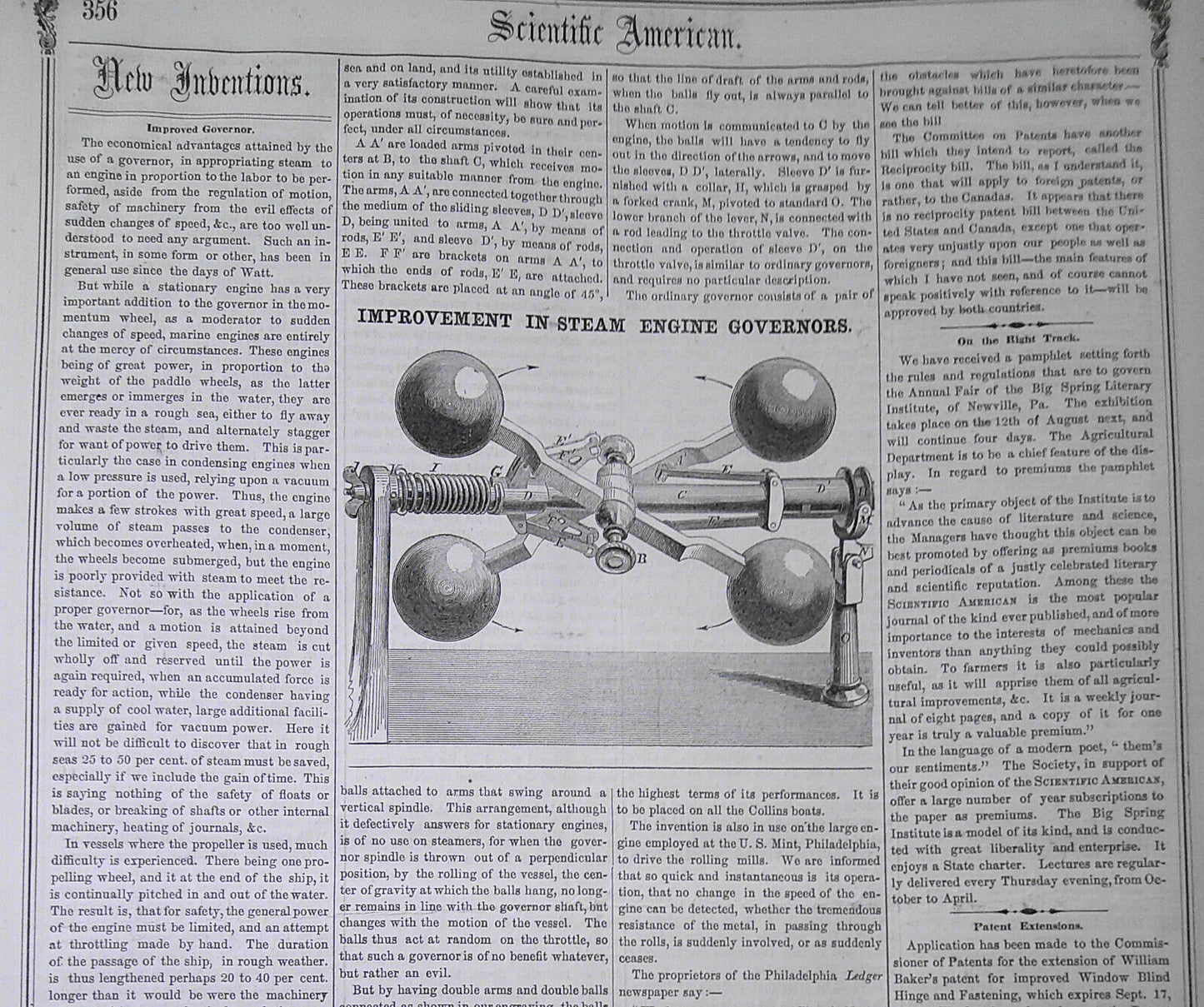 Scientific American, July 19, 1856. American vs European photographs; telegraphy