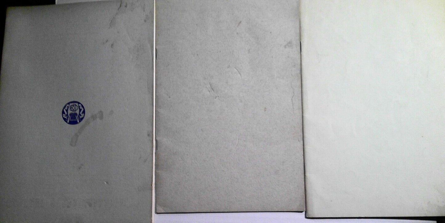 3 Italian Grand Opera Librettos: La Traviata, I Pagliacci & Cavalleria Rusticana