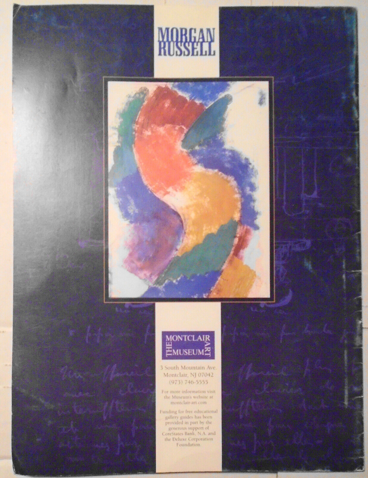 Morgan Russell - The Origins Of A Modern Masterpiece. Montclair Art Museum, 1998
