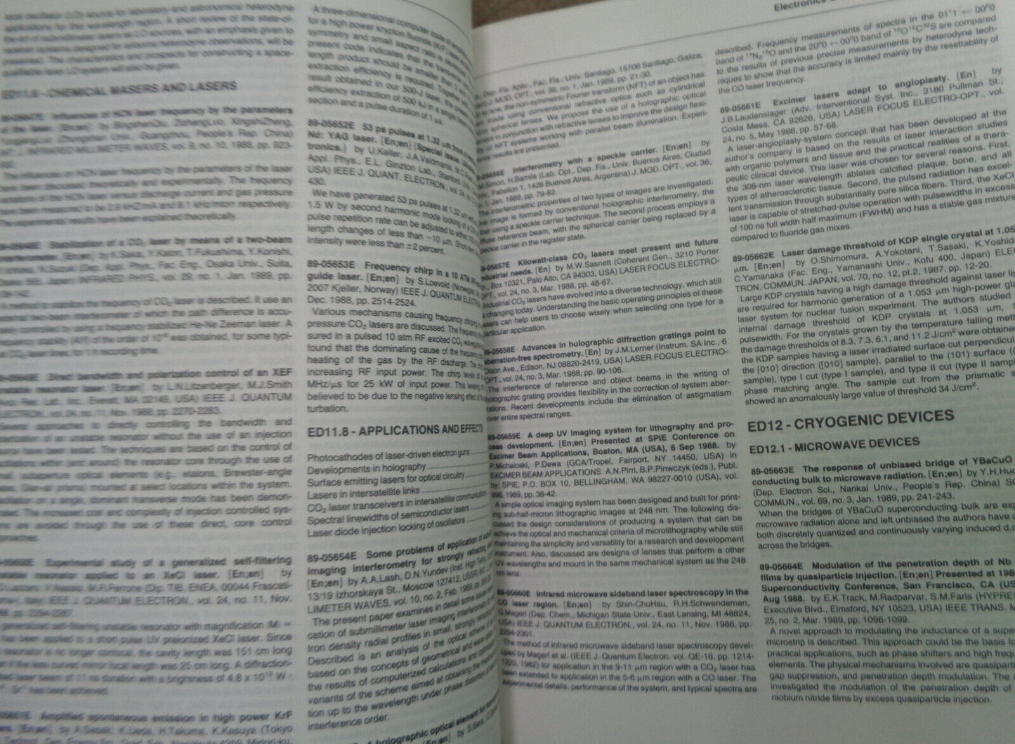 Electronics and communications abstracts journal. July 1989