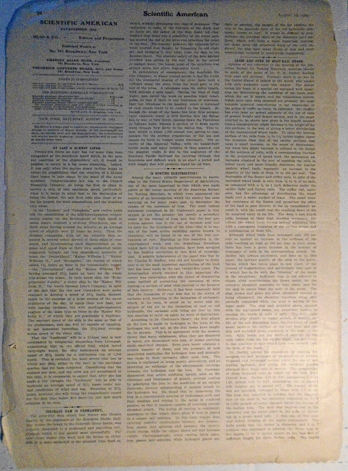 Erecting The Great Cantilever Bridge Across East River At Blackwell's Island1907