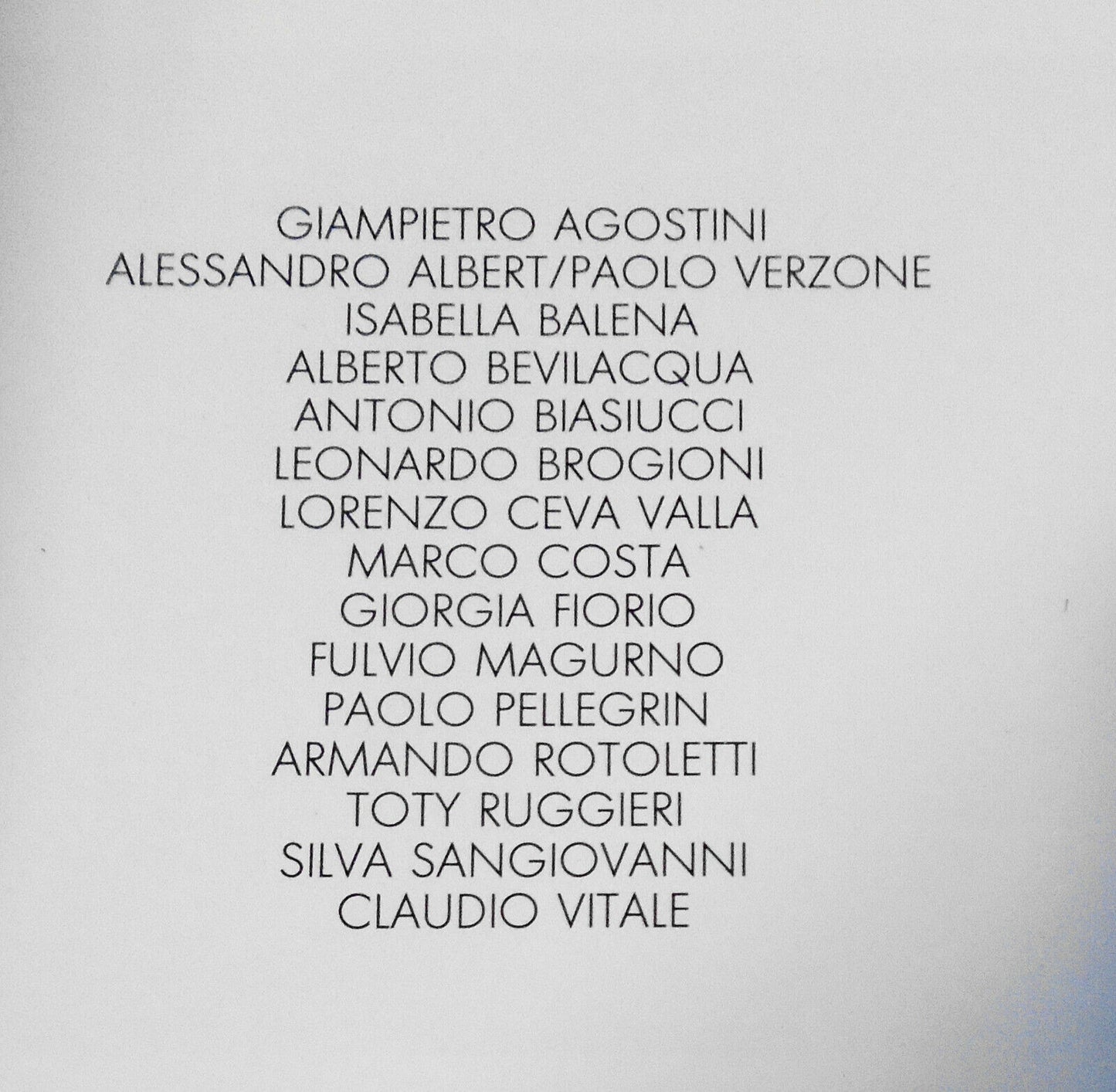 Giovani fotografi italiani - Exhibition catalogue, Milan. 1993