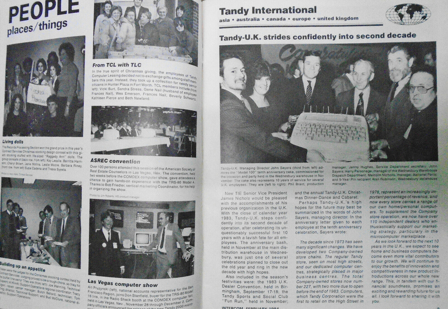 Radio Shack Intercom Magazine, February 1984