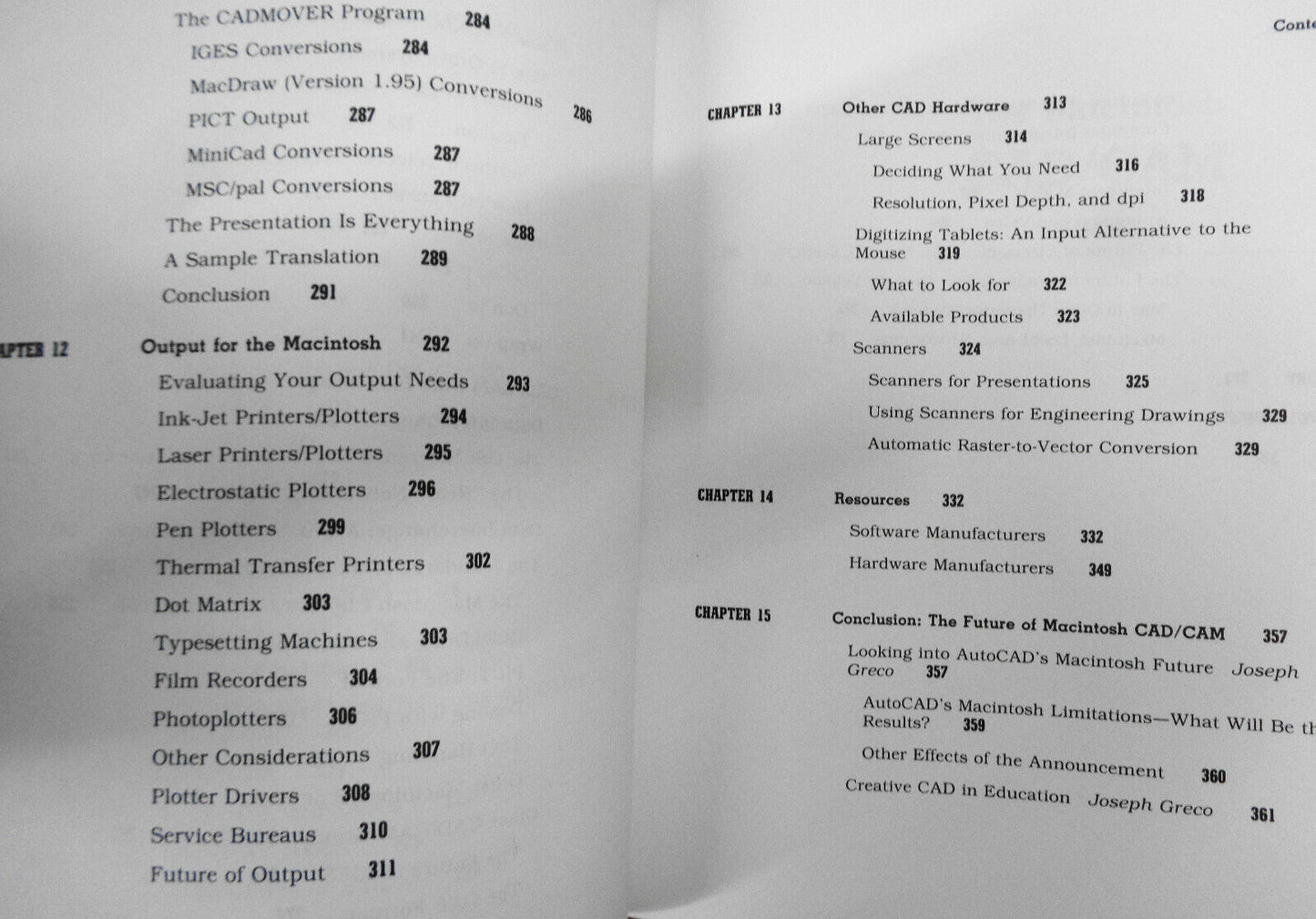 The MacIntosh CAD/CAM Book, by Editors of the CAD/CAM Journal, Joseph Greco, et