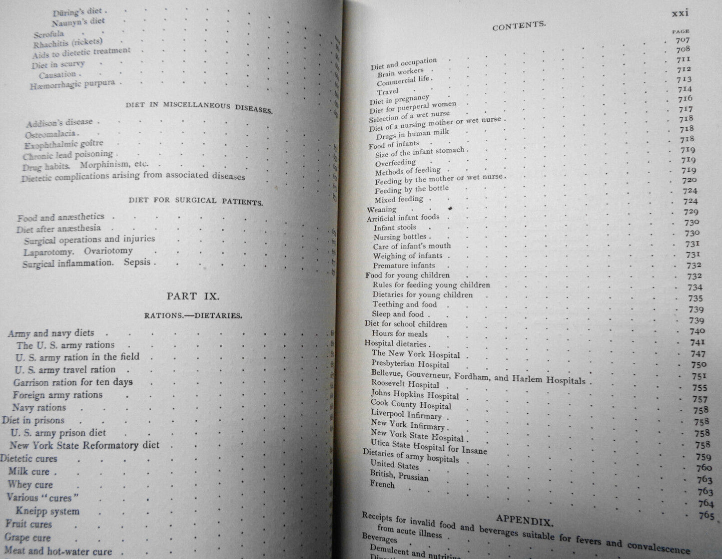 1896 Practical Dietetics: With Special Reference to Diet in Disease, by Thompson