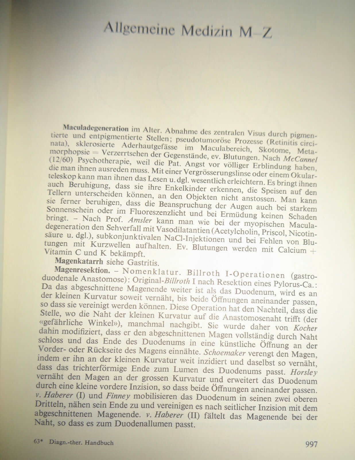 Diagnostisch-therapeutisches Handbuch der Ars medici by Max Ostermann. 2-Vol set