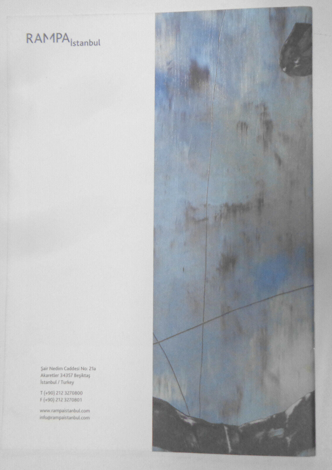 Ahmet Oran - Exhibition catalog, Rampa Gallery (Istanbul) 2011