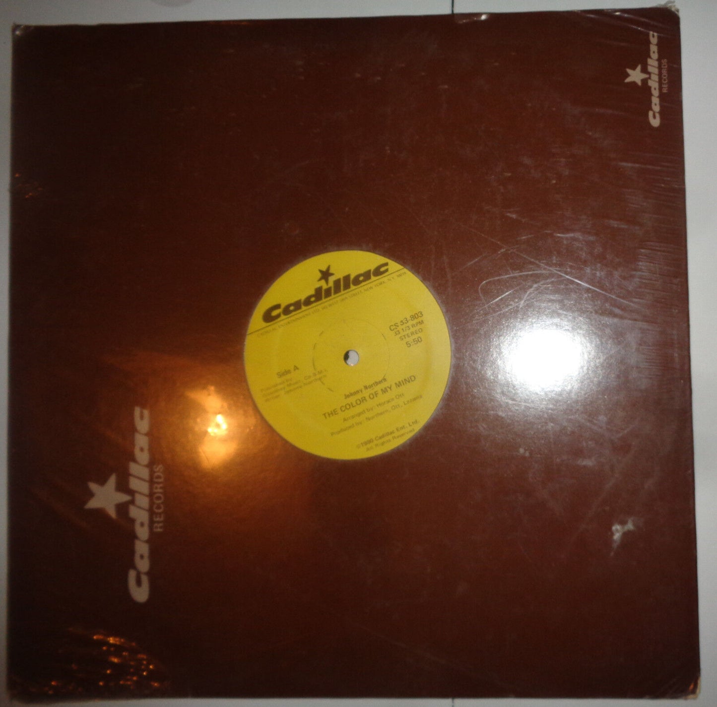 SEALED Johnny Northern - The Color Of My Mind /The Man I Used to Be - 1980 33RPM