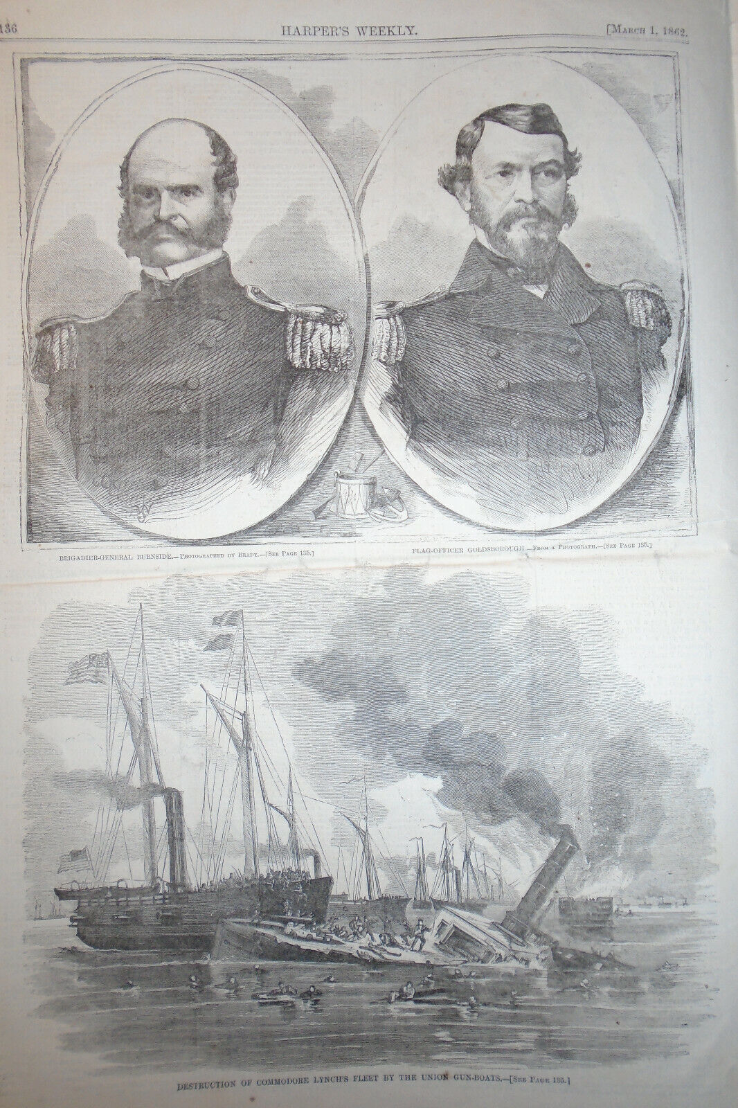 Harper's Weekly - Original Complete Issue - March 1, 1862 - Civil War