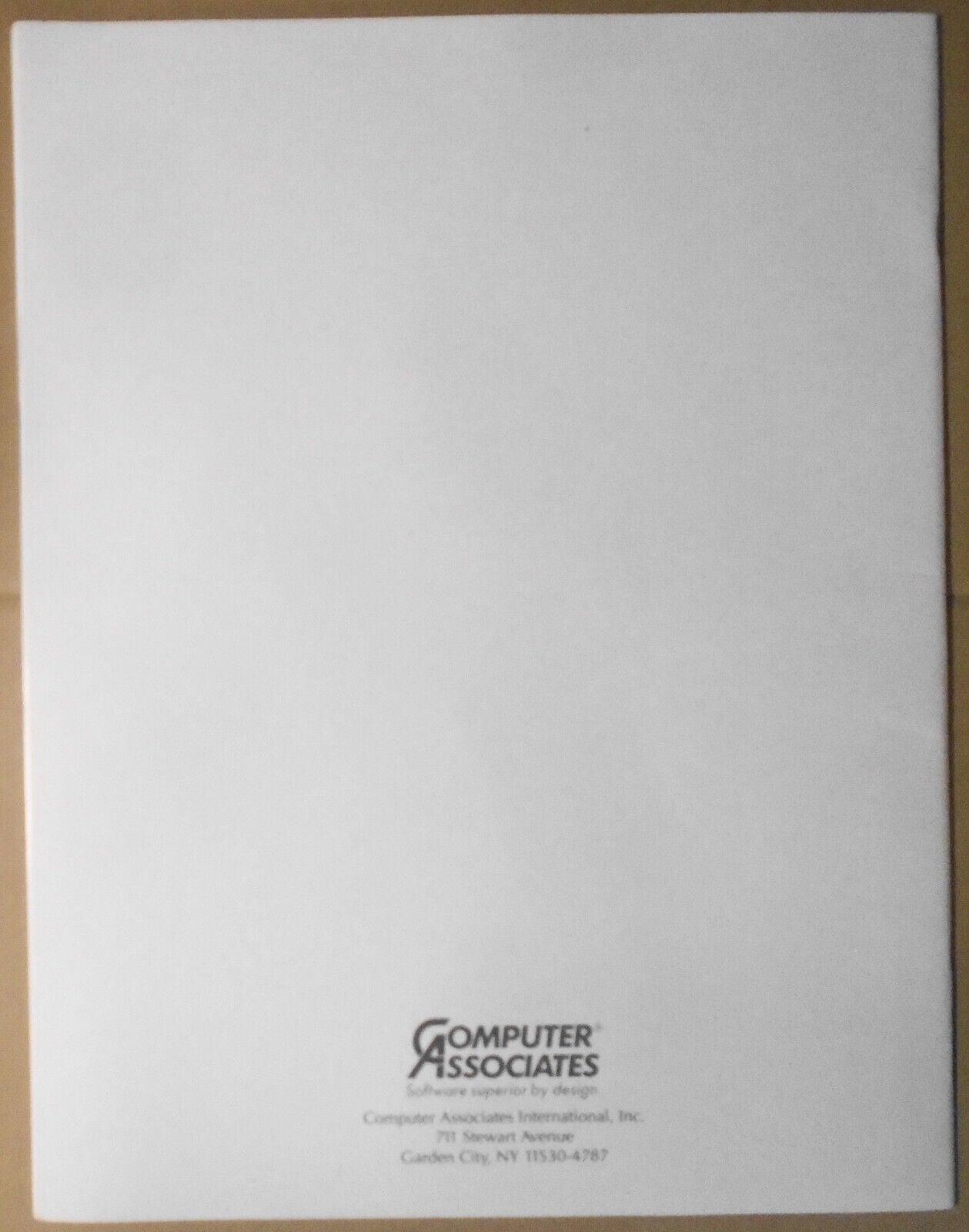 Annual Report 1988, Computer Associates International, Inc.