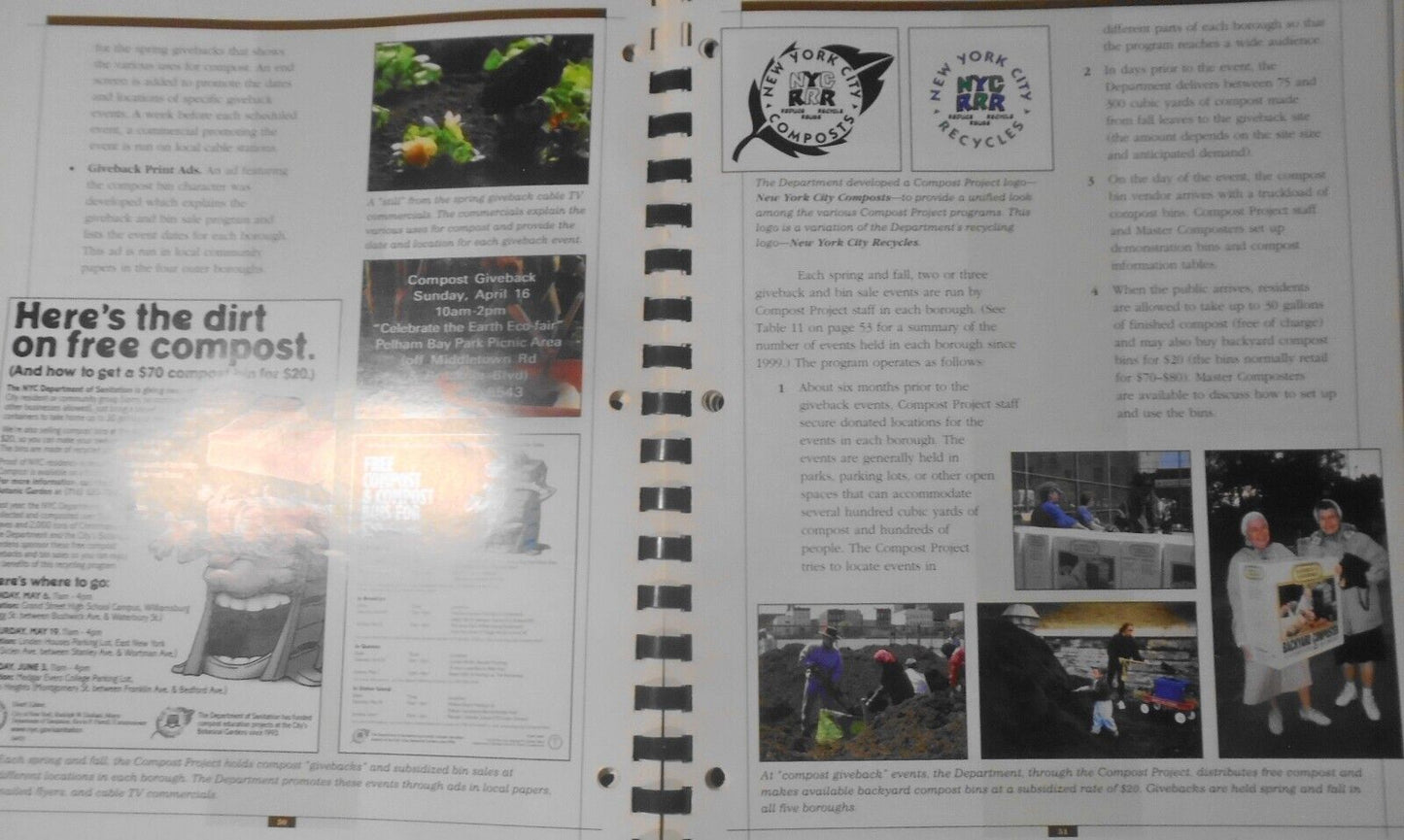 Composting in New York City : a complete program history. 2001.