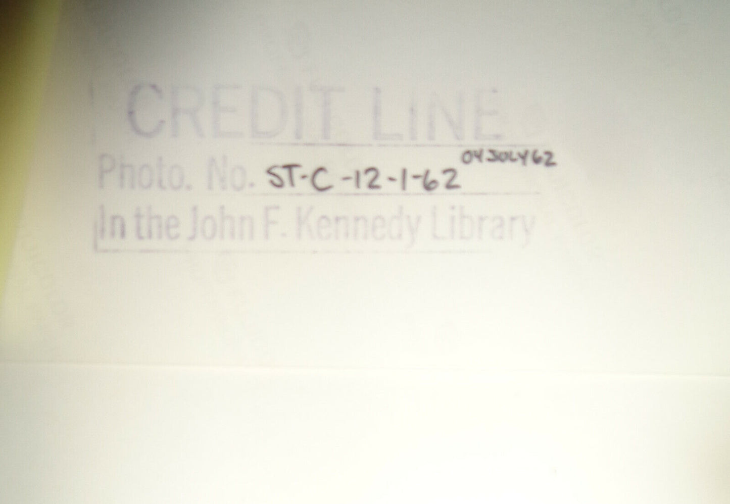1962 President Kennedy Original Photo: Atlantic Partnership - Union of Free Men