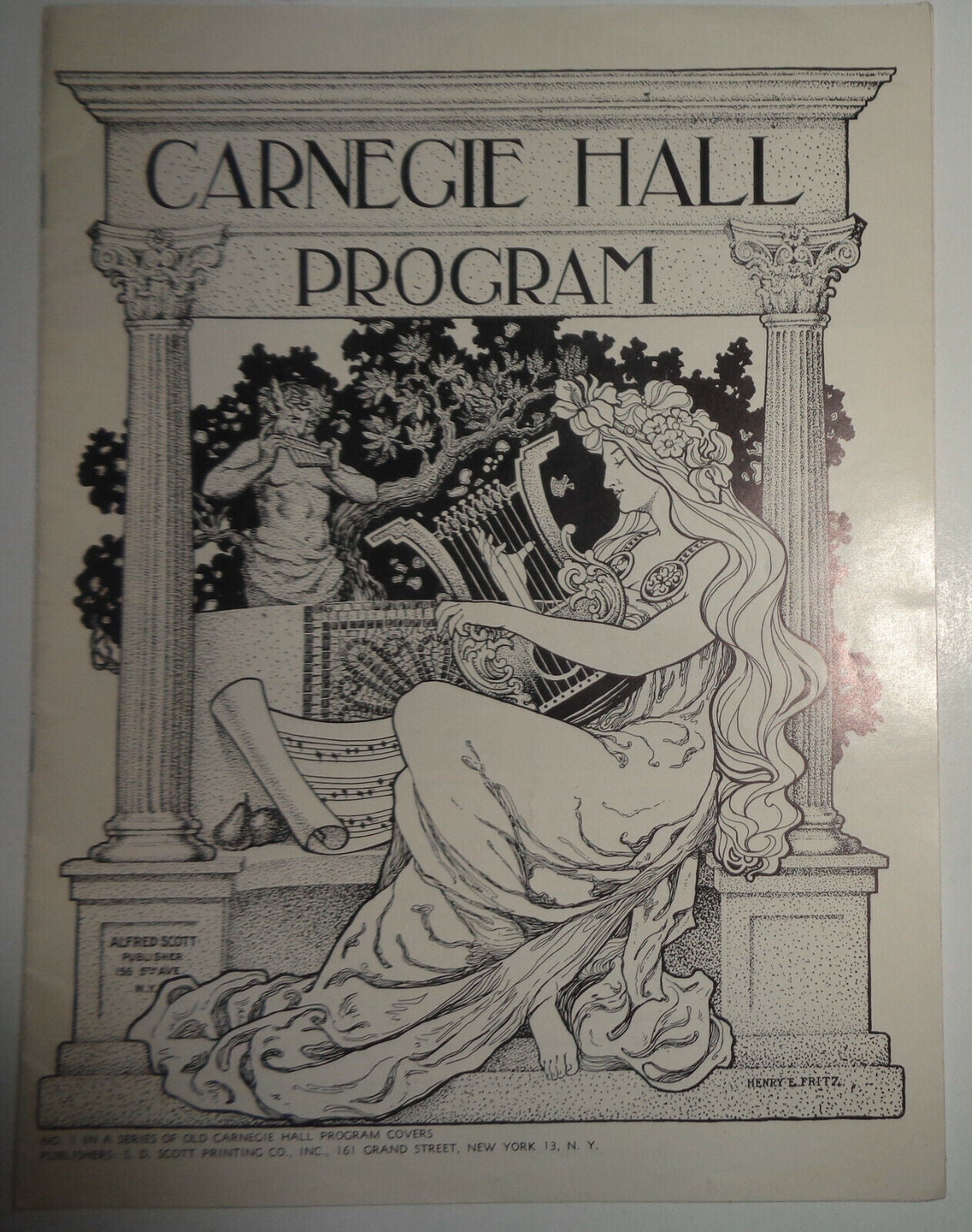 JENNIE TOUREL / PHILIPPE ENTREMONT - NY PHILHARMONIC PROGRAM, CARNEGIE HALL 1960