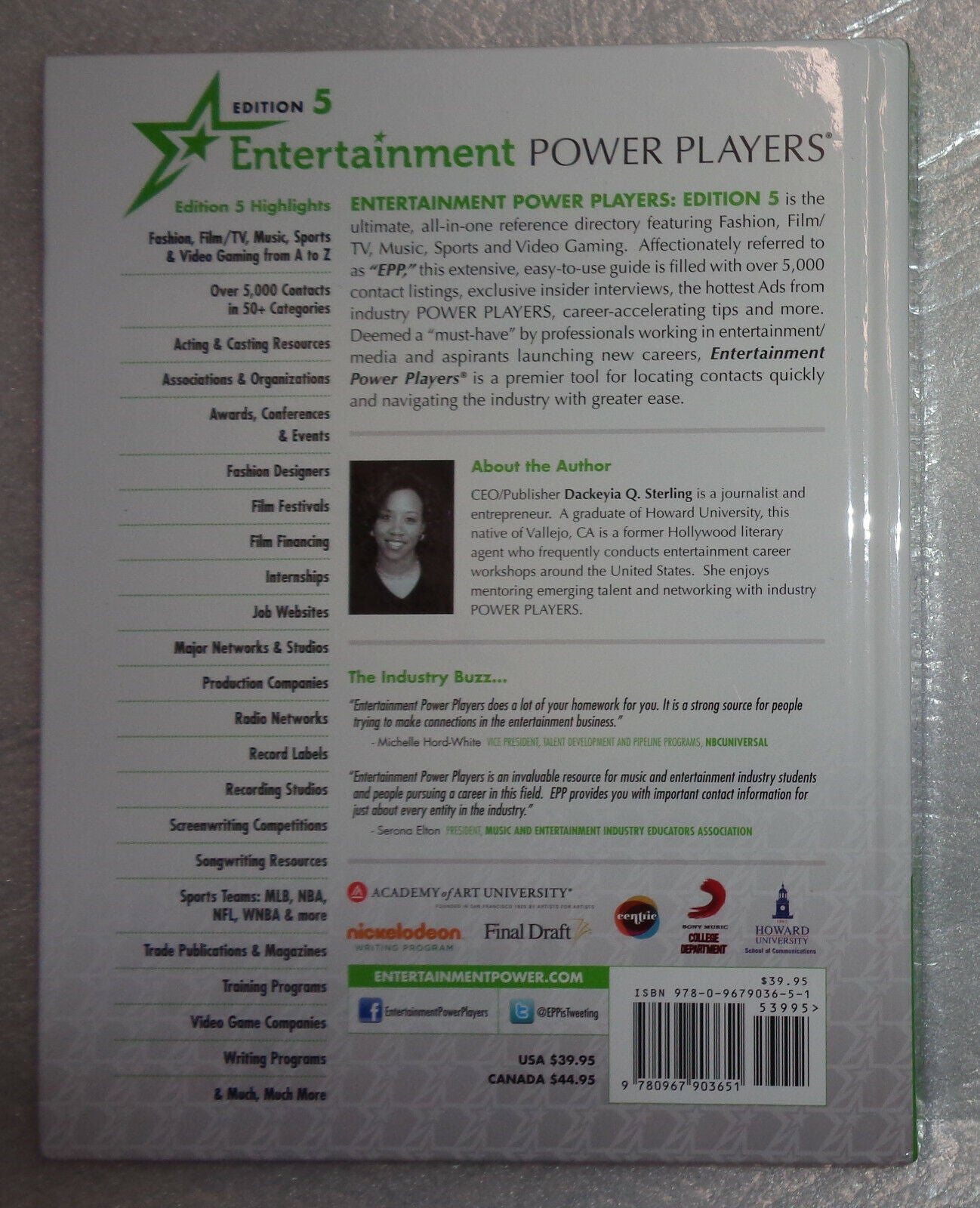 Entertainment Power Players® : The Premier Entertainment Career Directory of...