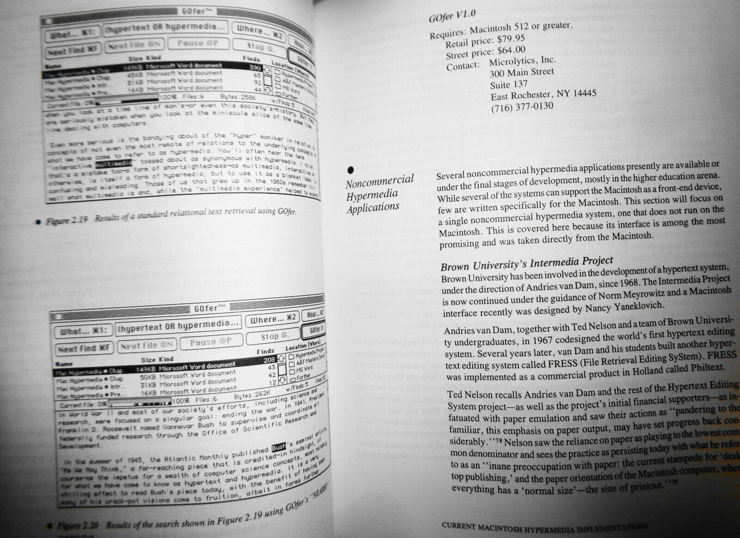Macintosh hypermedia, Vol. 1, Reference guide - by Michael Fraase. 1989