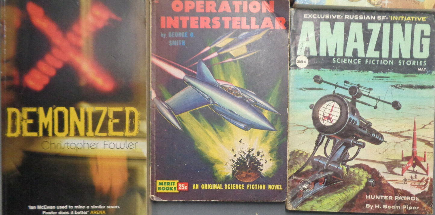 Science Fiction lot (9): Operation Interstellar, Prometheus Man, Demonized...