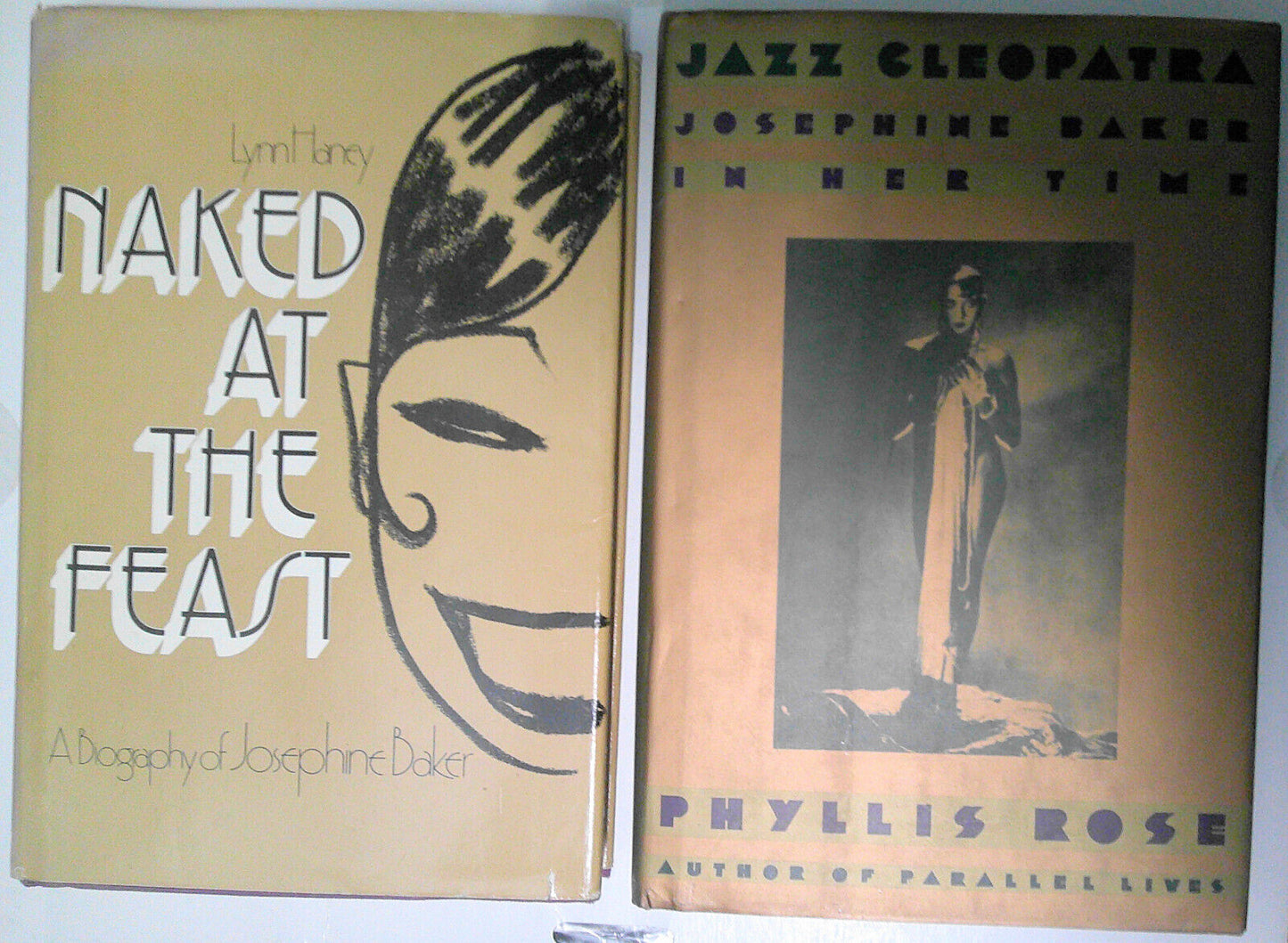 Naked at the Feast & Jazz Cleopatra - 2 Josephine Baker bios - First Editions HC