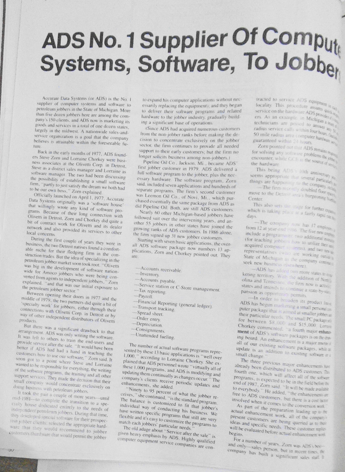 Fuel Oil News New Magazine April 1989. Computer Issue. "Computermania".