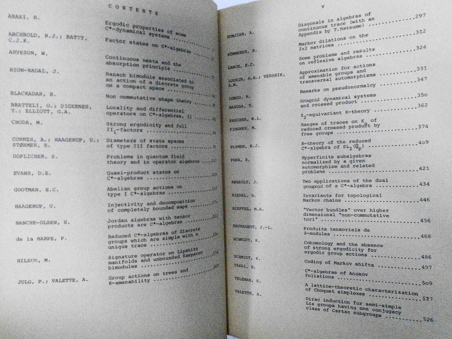 Operator Algebras And Their Connections With Topology And Ergodic Theory. 1985