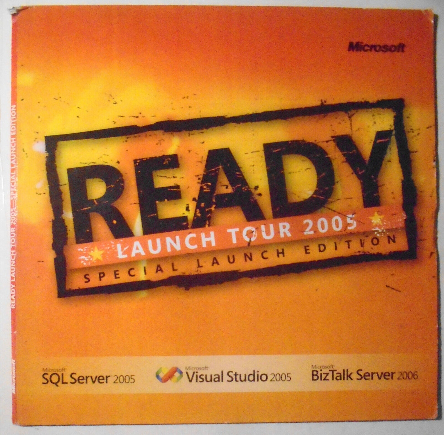 Microsoft Ready Launch Tour 2005 Promo with DVDs for SQL Server & Visual Studio