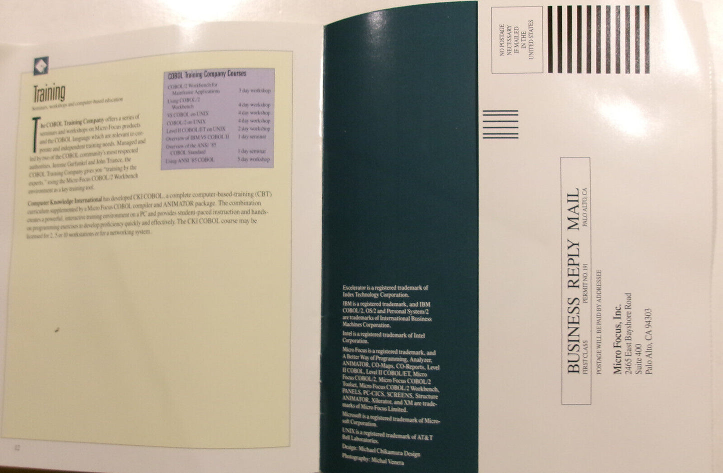 Catalog of Add-on Products for Micro Focus COBOL/2 - 1989