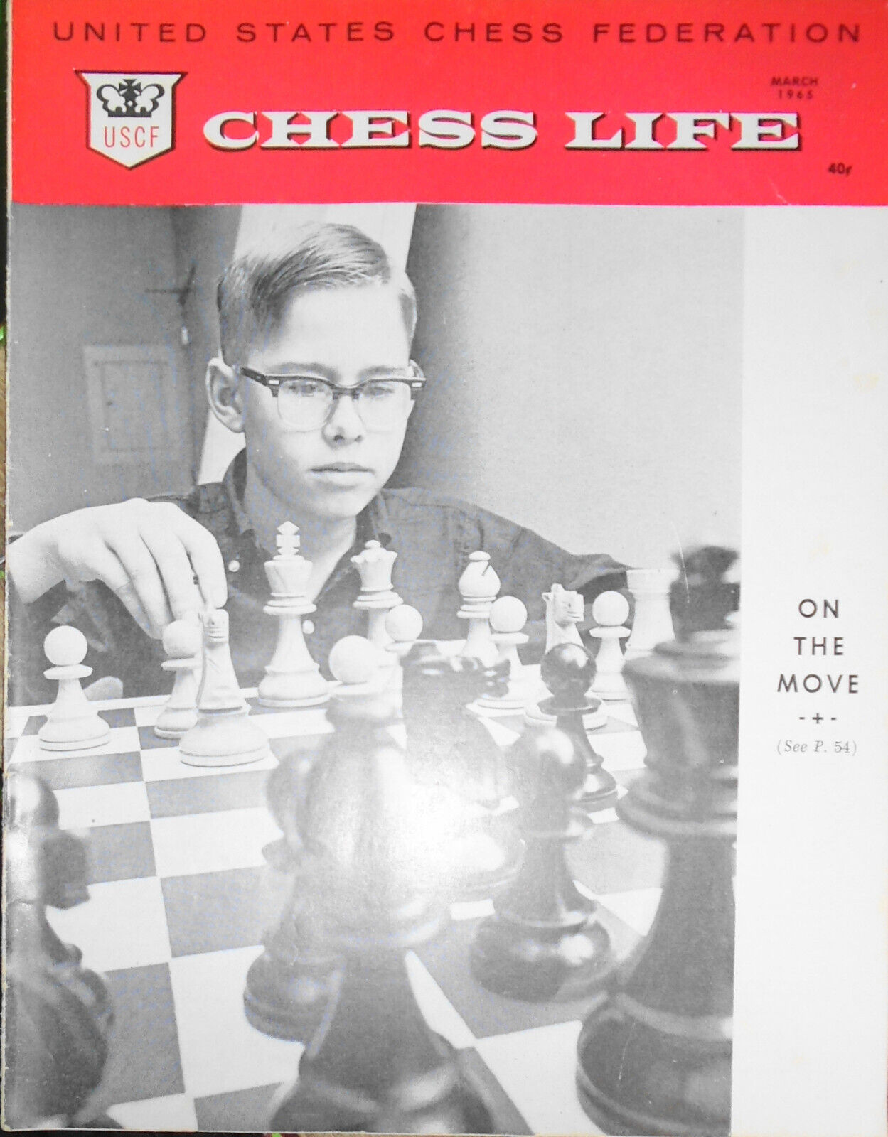 Chess Life, March 1965 - Hastings 1964-65, National Open, etc.