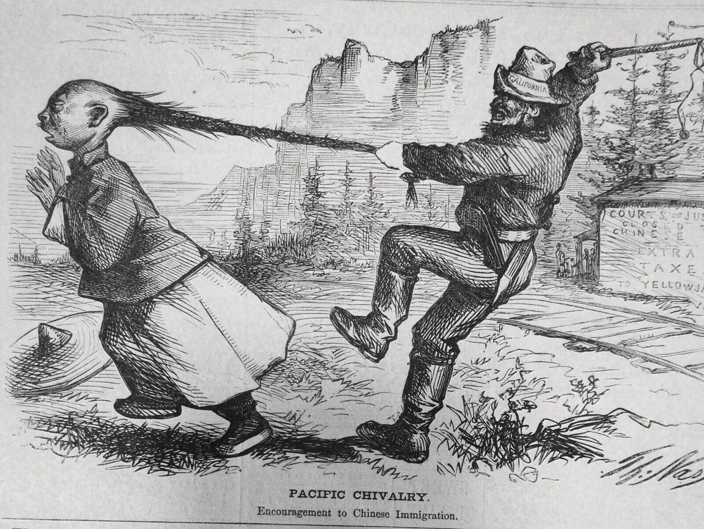 Harper's Weekly, August 7, 1869 : Kansas City Bridge, Flirtation; Pearl Fishery