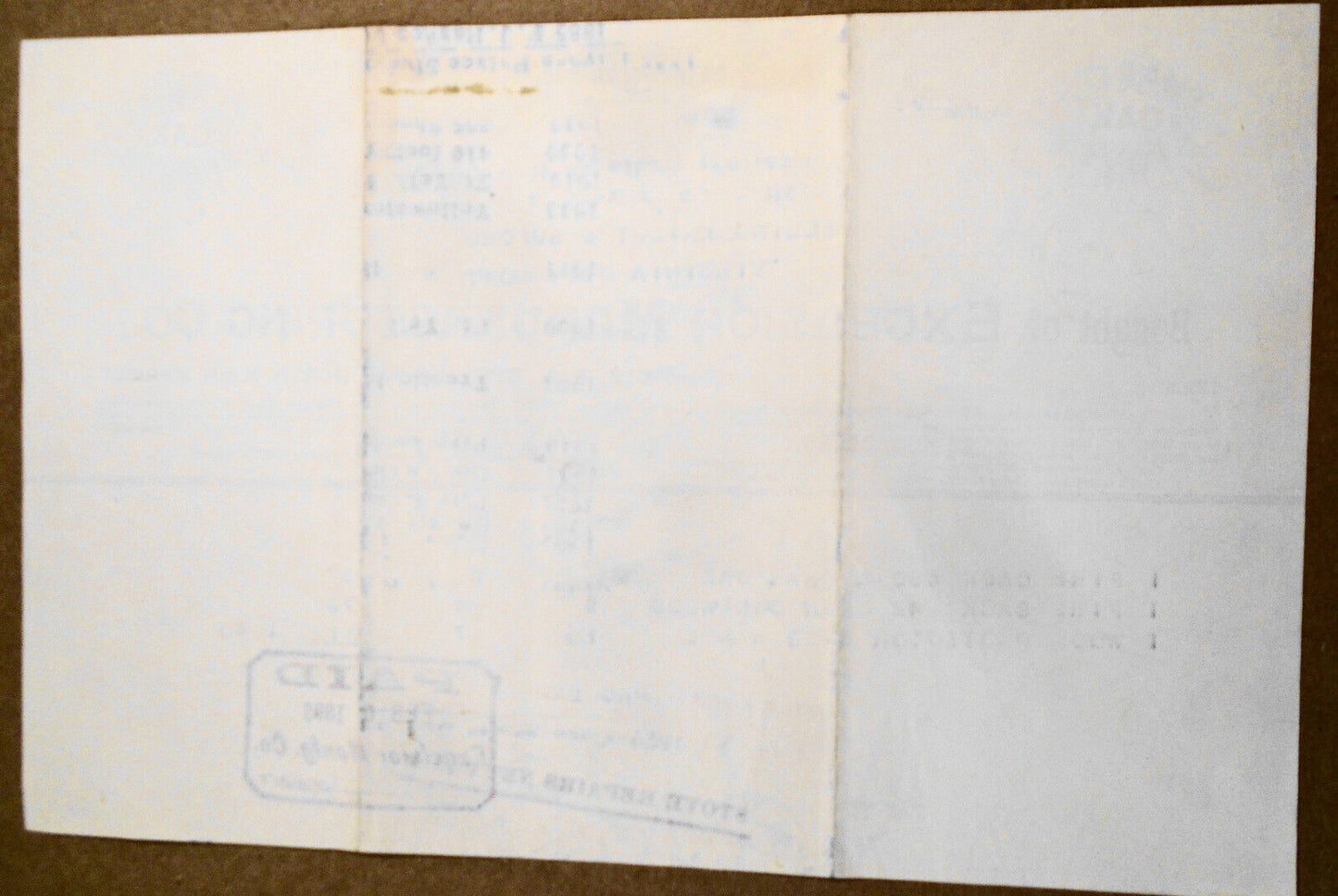 1893 Excelsior Manufacturing Co, St. Louis Charter Oak Stoves - Billhead receipt