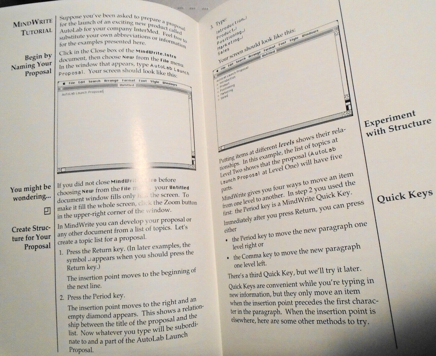 MindWriteExpress. Demo Program. 1988 -- 3.5" IBM. Writing productivity software