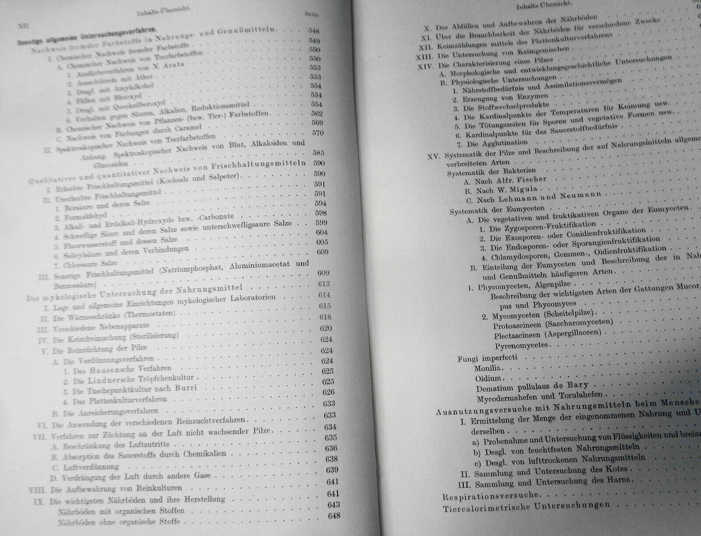 Chemie der menschlichen Nahrungs- und Genussmittel Von Dr. J. Konig Band 1. 1910