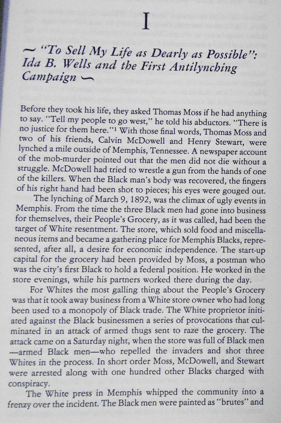 When and Where I Enter, the impact of Black women by Paula Giddings. 1st ed 1984