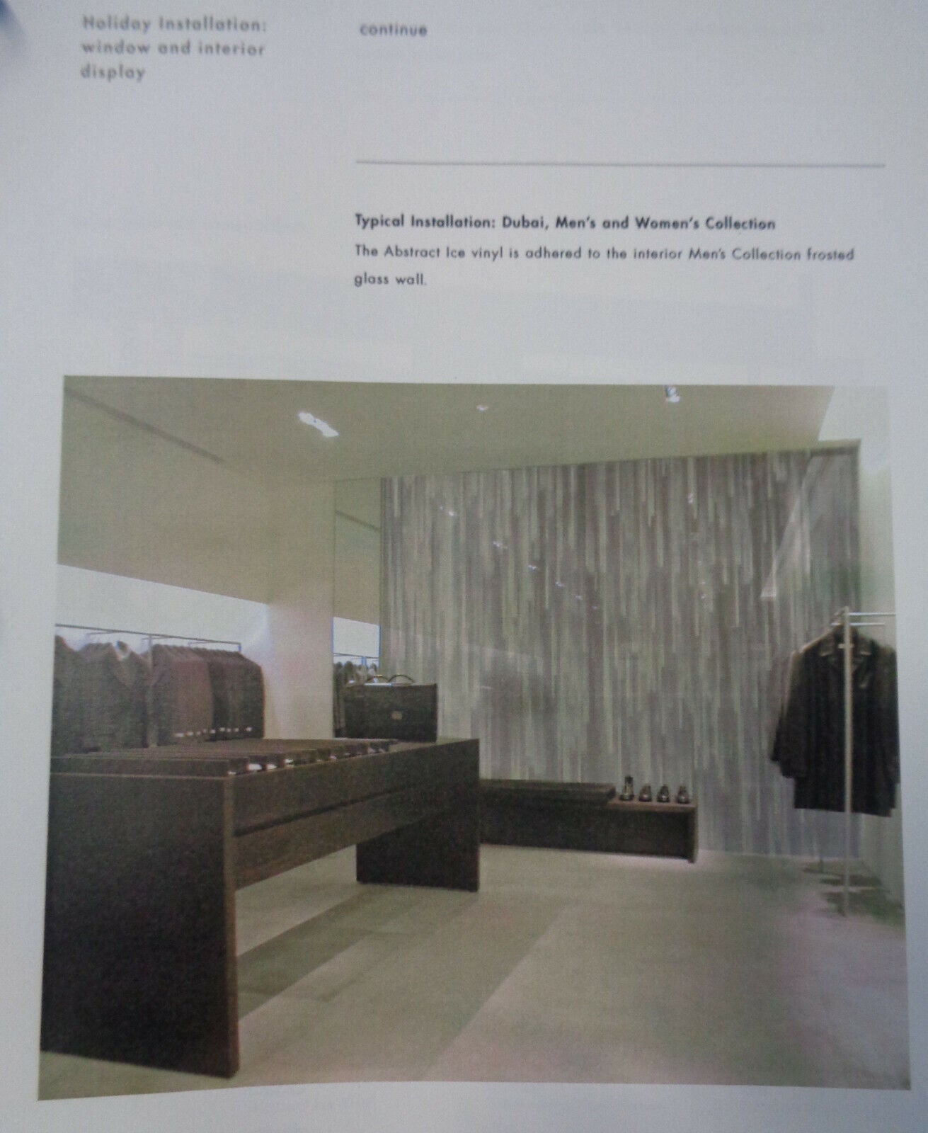Calvin Klein Collection Holiday Visual Directive 2000 & Merchandising Strategy