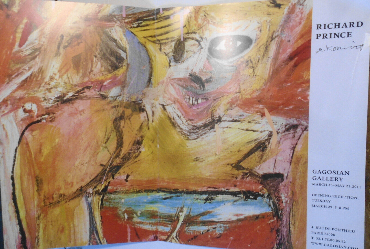 Richard Prince - De Kooning - March 30 - May 21, 2011 Gagosian Gallery Brochure