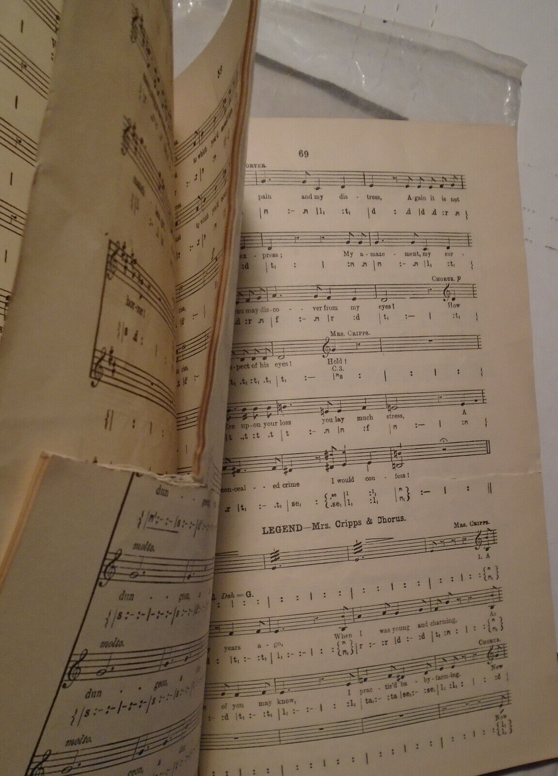 H.M.S. Pinafore, By Gilbert & Sullivan. 1911. Voice parts & music