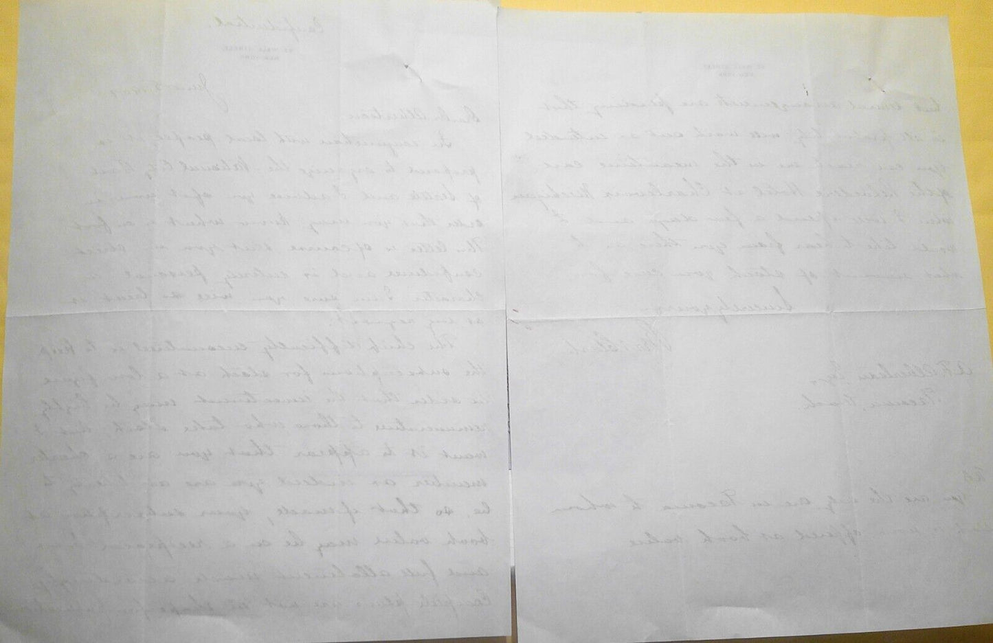 1907 Confidential Letter on formation of new "National City Bank of Seattle"