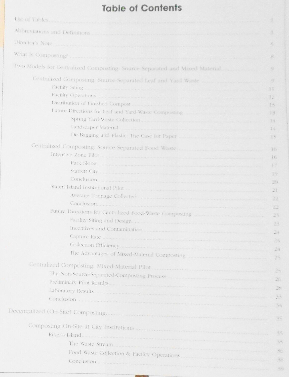 Composting in New York City : a complete program history. 2001.