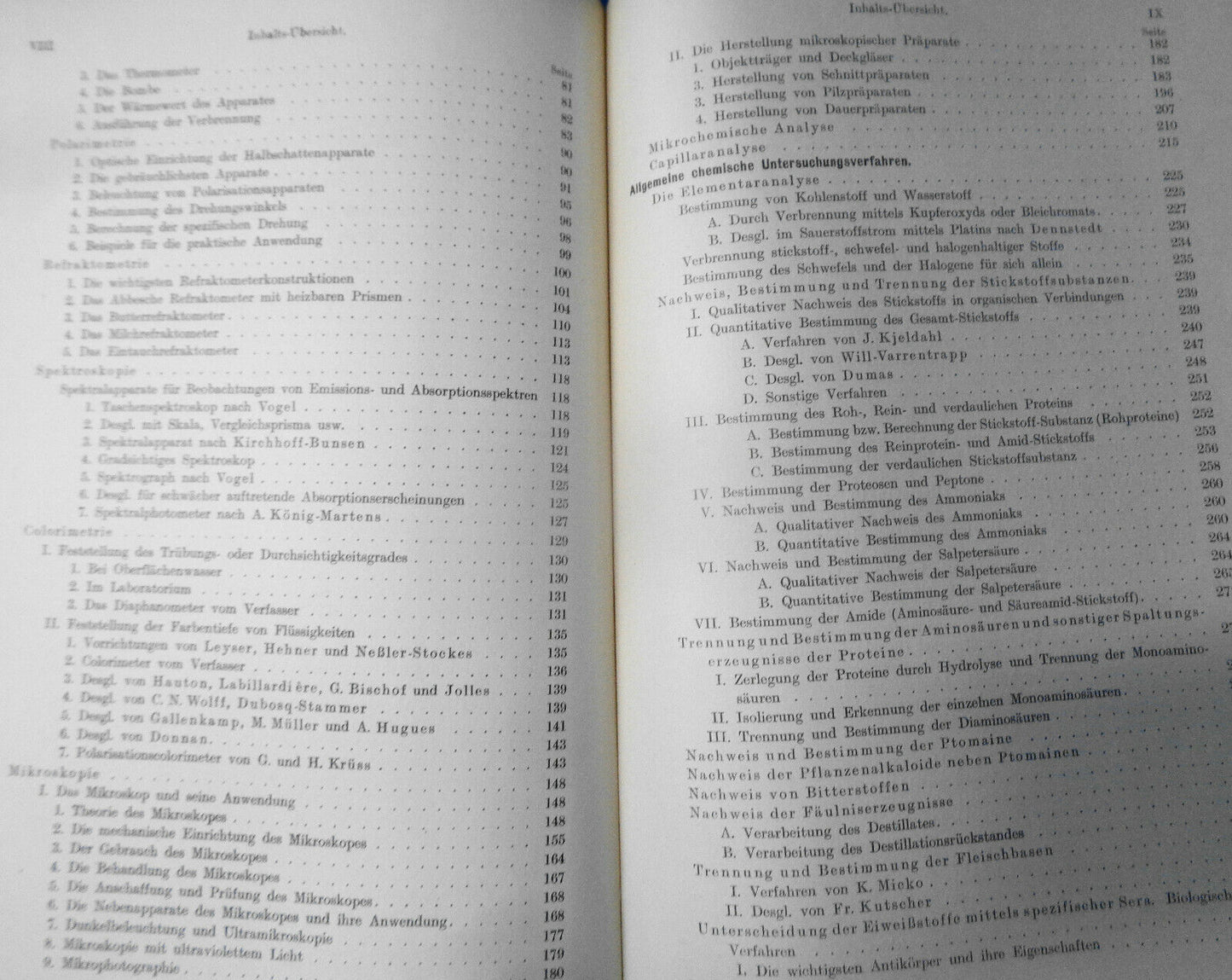 Chemie der menschlichen Nahrungs- und Genussmittel Von Dr. J. Konig Band 1. 1910