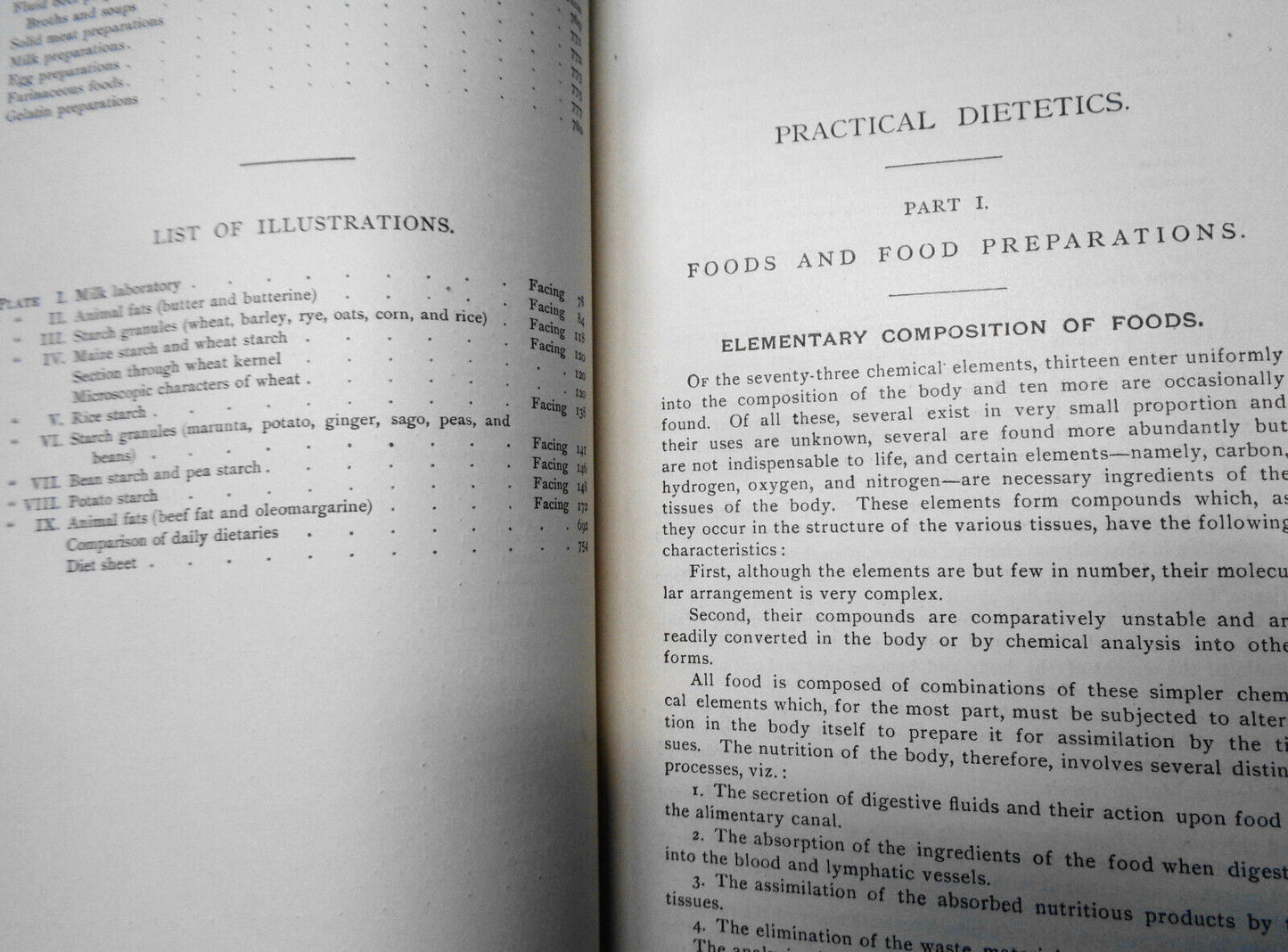 1896 Practical Dietetics: With Special Reference to Diet in Disease, by Thompson