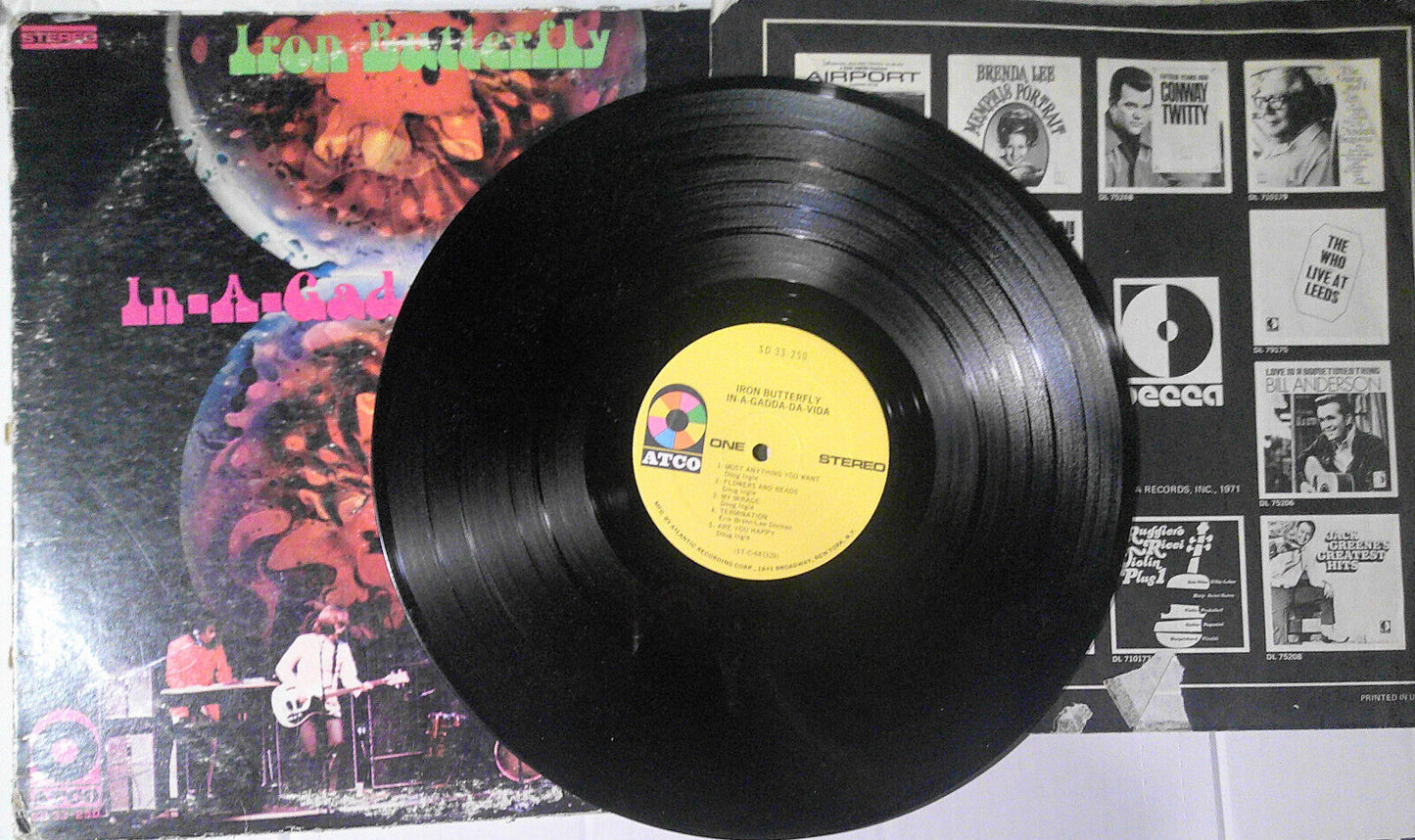 4 LPs lot: Janis, Doors, Iron Butterfly & Joe Cocker - Acid / Psychedelic rock