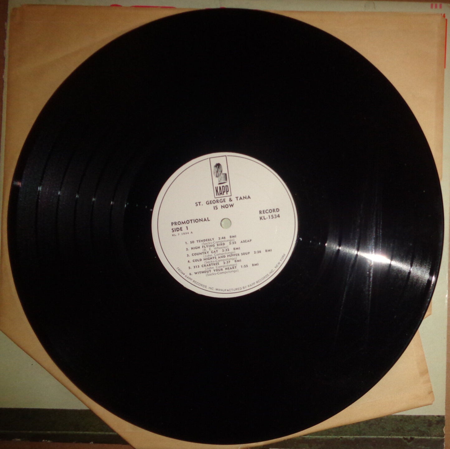 St George & Tana - Is Now - NM Vinyl KL-1534 White Label Promo MONO 1967