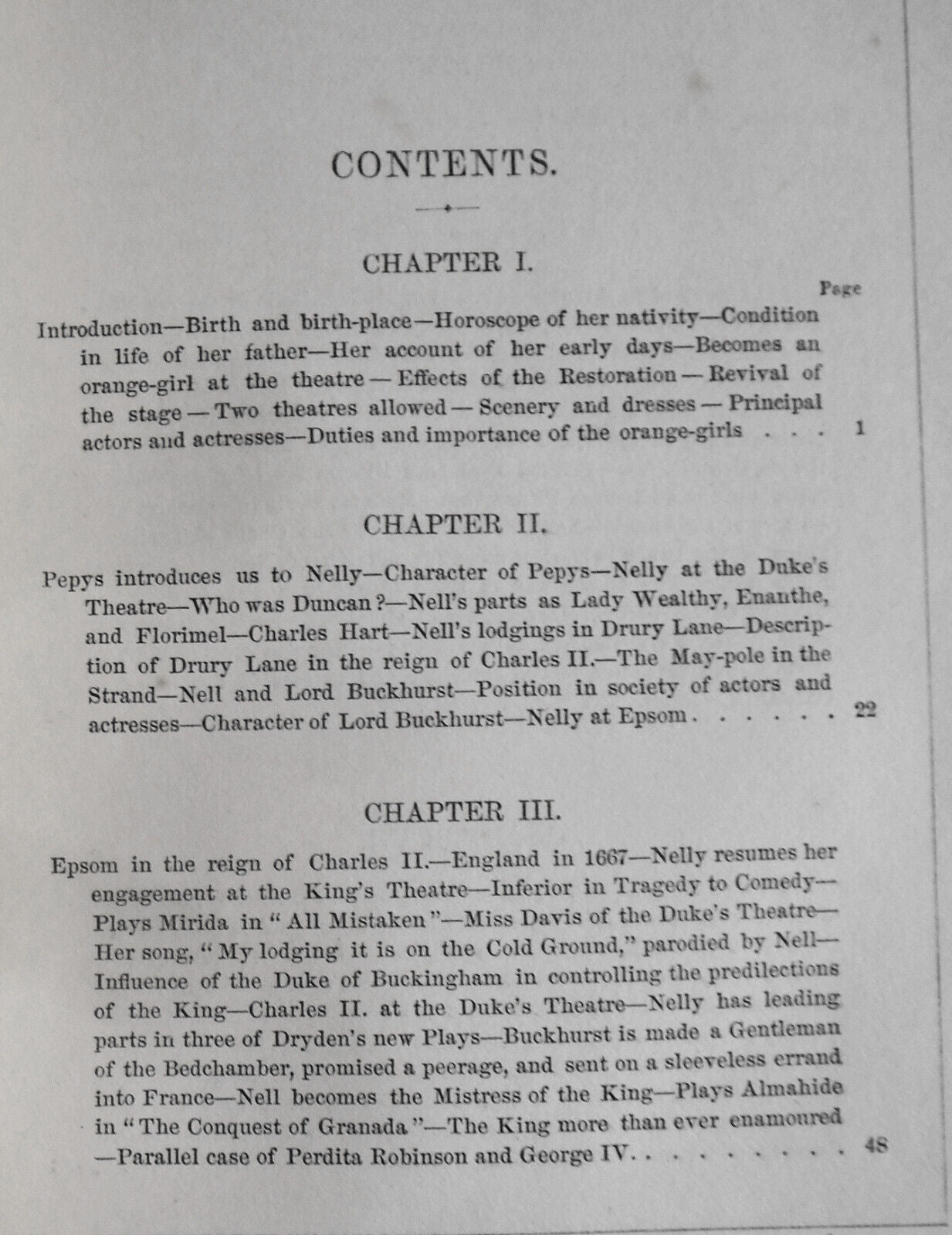 1852 The Story of Nell Gwyn: and the sayings of Charles II - Cunningham. 1st ed.