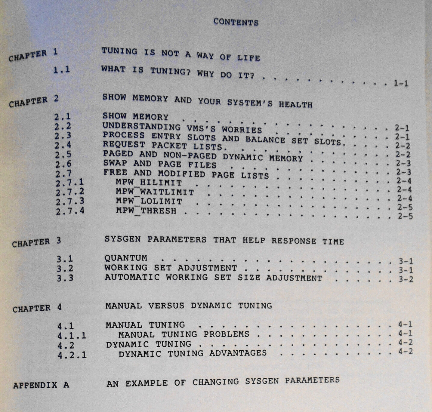 VMS Tuning Guide, by Touch Technologies. 1988.